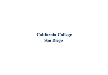 California College-San Diego